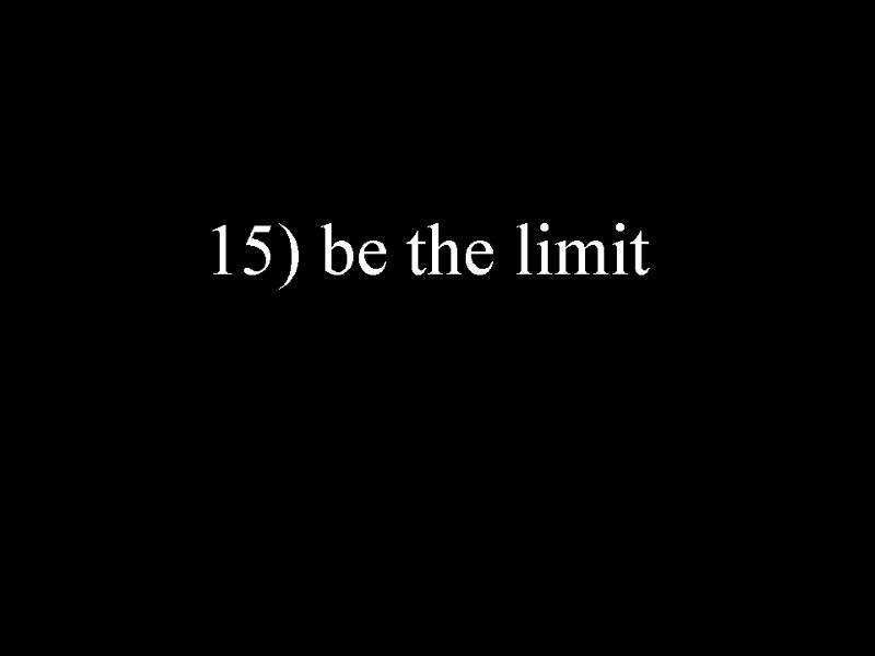 15) be the limit